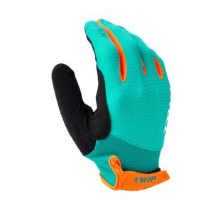 GUANTES LARGOS TRIP | TURQ / ORANGE